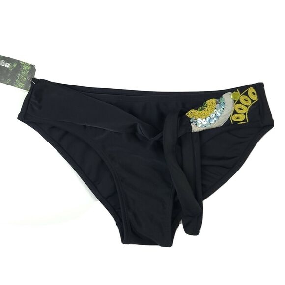 Aguaclara Bikini Bottom SZ Large Black - Picture 1 of 5